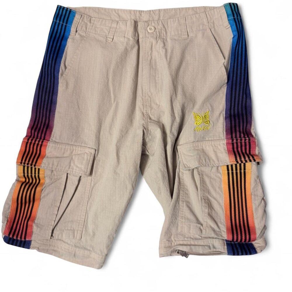 (2021) Needles x AWGE Zip-Off Cargo Pants - Sand/Beige - M (AS SHORTS)